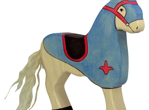 Holztiger Paard Toernooipaard Blauw 80249