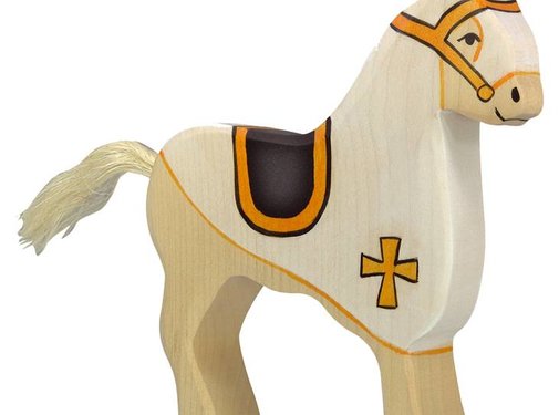 Holztiger Paard Toernooipaard Wit 80251