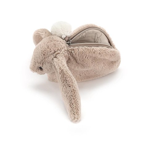 Jellycat Tasje Bashful Bunny Beige Pouch