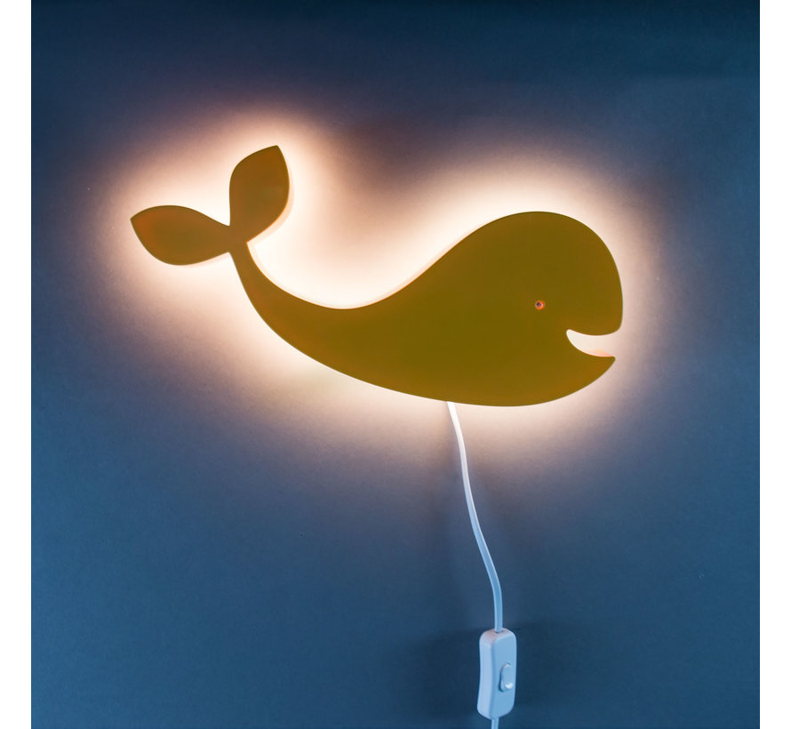 Wandlamp Eddy Walvis Geel