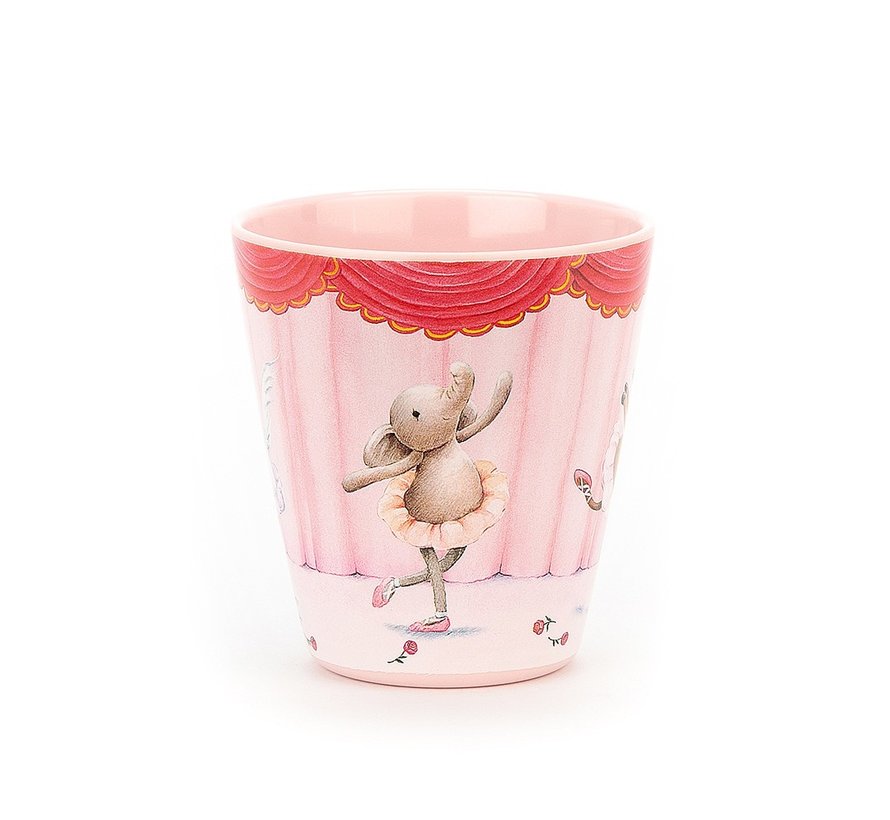 Beker Olifant Elly Ballerina Melamine