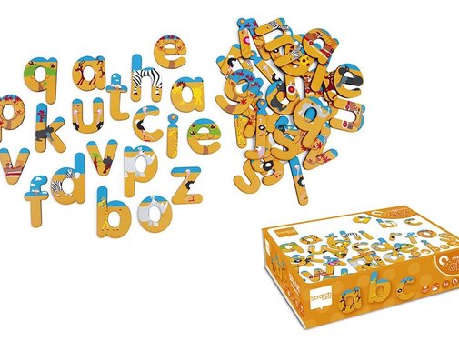 Scratch Letters Magnetisch ABC Safari