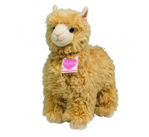 Hermann Teddy Knuffel Lama Goldi Beige