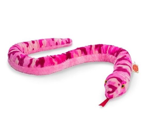 Hermann Teddy Stuffed Animal Snake Pink