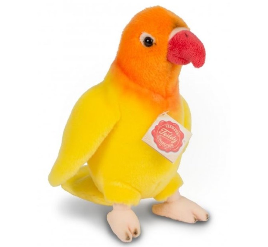 Stuffed Animal Budgerigar Lutino