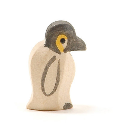 Fatto a Mano Legno Portachiavi Pinguin Königspinguin Uccello Antartide  Ciondolo