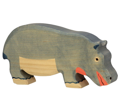 Holztiger Hippopotamus 80161