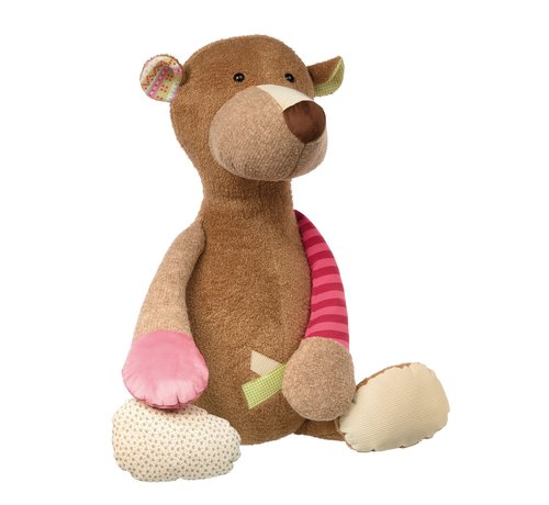 sigikid Knuffel Beer XXL Patchwork Sweety