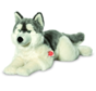 Stuffed Animal Dog Husky Lying Down