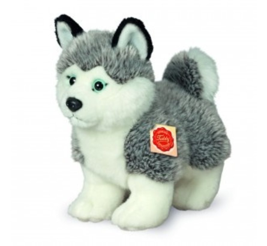 Knuffel Hond Husky Staand