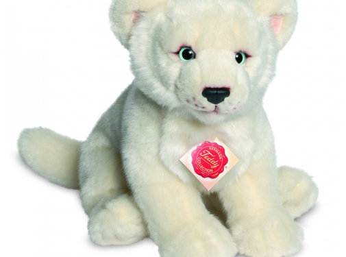 Hermann Teddy Knuffel Leeuwin Wit