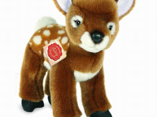 Hermann Teddy Cuddly Animal Fawn standing