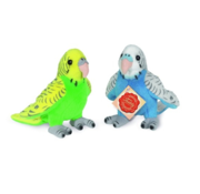 Hermann Teddy Stuffed Animal Parakeet Set 2-pcs