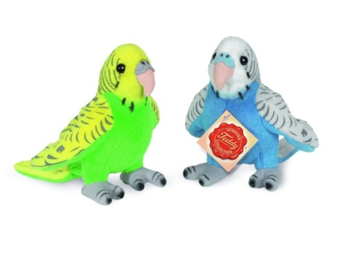 Hermann Teddy Stuffed Animal Parakeet Set 2-pcs