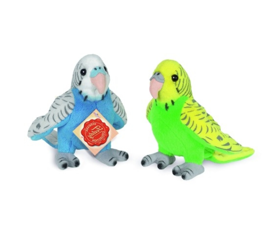 Stuffed Animal Parakeet Set 2-pcs