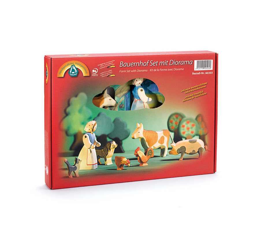 Farm with Diorama Set 8-pcs 60303