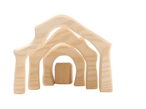 Ostheimer Kerststal Mini 4-delig 66560