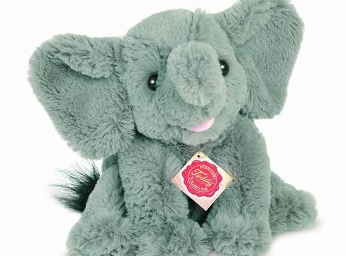 Hermann Teddy Cuddly Animal Elephant Sitting