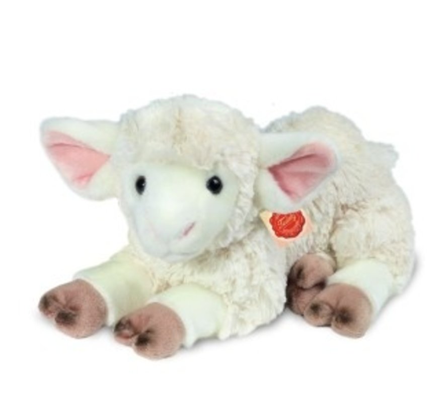 Wiens Groene achtergrond bloed Hermann Teddy Knuffel Schaap Lammetje Liggend - HOUTENDIERSHOP.com