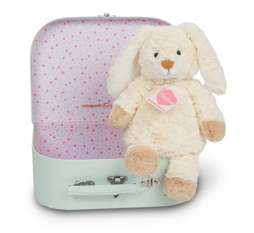 Hermann Teddy Stuffed Animal Rabbit in Suitcase