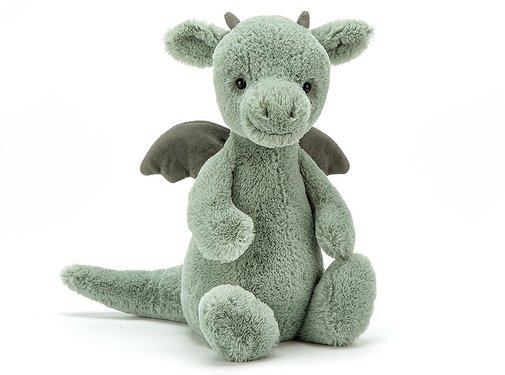Jellycat Knuffel Draak Bashful Dragon Original Medium