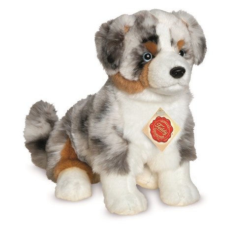 Hermann Teddy Cuddly Animal Dog Australian Shepherd Pup