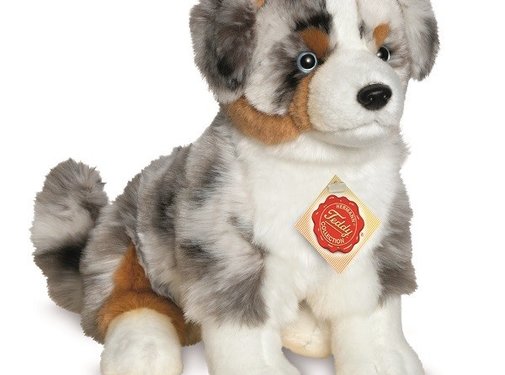 Hermann Teddy Knuffel Hond Australian Shepherd Pup