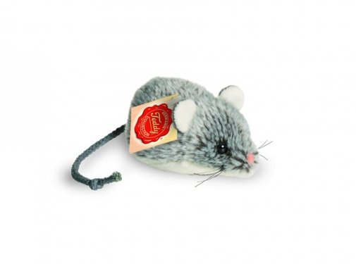 Hermann Teddy Knuffel Muis Grijs