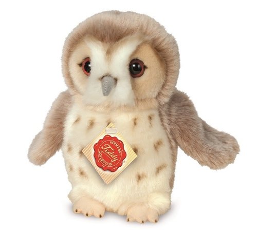 Hermann Teddy Stuffed Animal Owl Beige