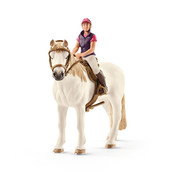 Schleich Recreational rider with horse 42359