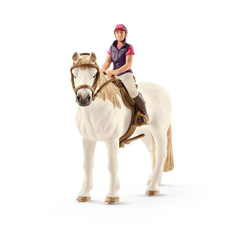 Schleich Recreational rider with horse 42359