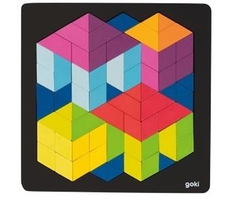 GOKI Puzzel 3D Optisch Figuur Hout