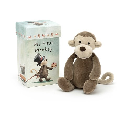 Jellycat Knuffel Aap My First Monkey