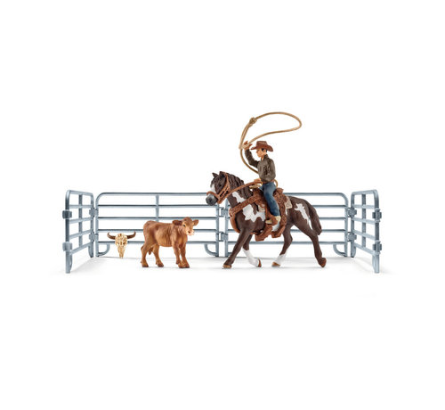 Schleich Paard Lassovangst Met Cowboy 41418