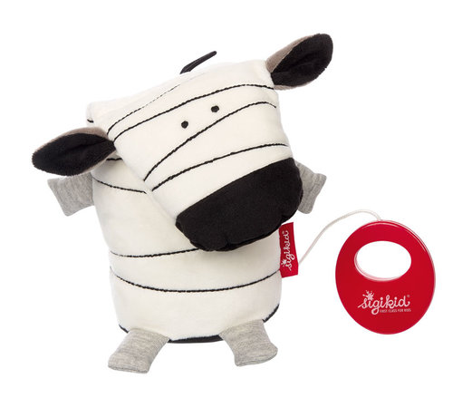 sigikid Knuffel Zebra Muziekknuffel Urban Baby Edition