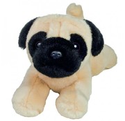 Hermann Teddy Stuffed Animal Pug Lying Down