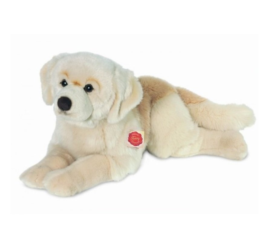 Stuffed Animal Dog Golden Retriever Lying Down 60 cm