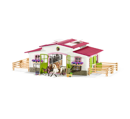 Schleich Riding centre with rider and horses 42344