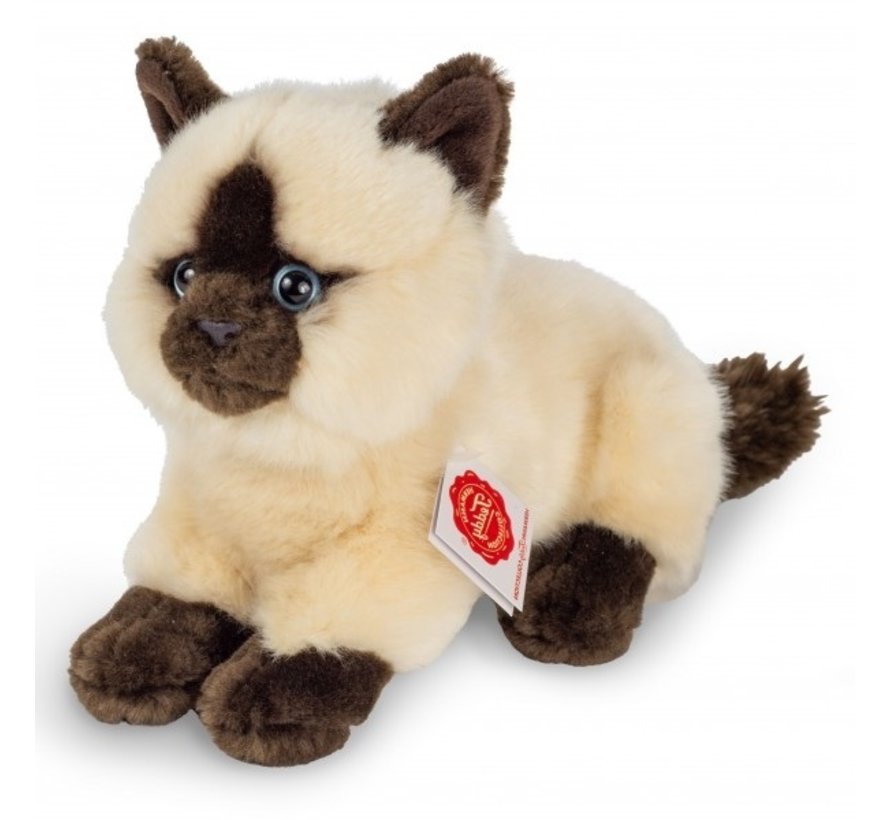 Stuffed Animal Cat Siamees Lying Down