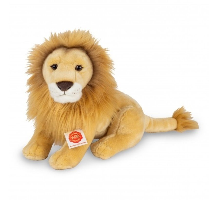 Stuffed Animal Lion Sitting 35 cm