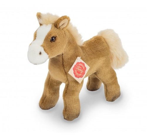 Hermann Teddy Stuffed Animal Horse with Sound Fawn