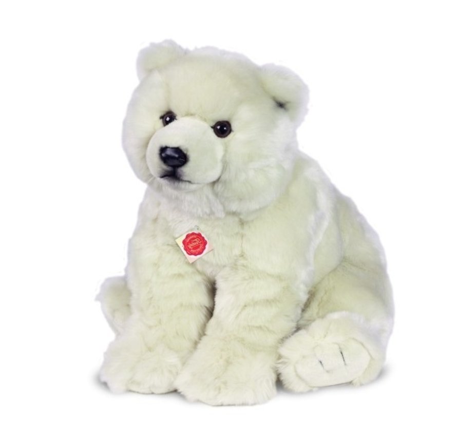 Stuffed Animal Polar Bear Sitting 50 cm