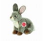 Stuffed Animal Hare Sitting Gray