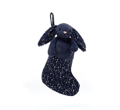 Jellycat Knuffel Konijn Bashful Stardust Bunny Stocking