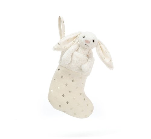 Jellycat Knuffel Konijn Bashful Twinkle Bunny Stocking