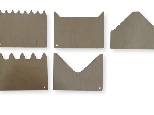 Speelbelovend Zandkam Set 5-delig Hout