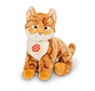 Stuffed Animal Cat Red Brindled Sitting