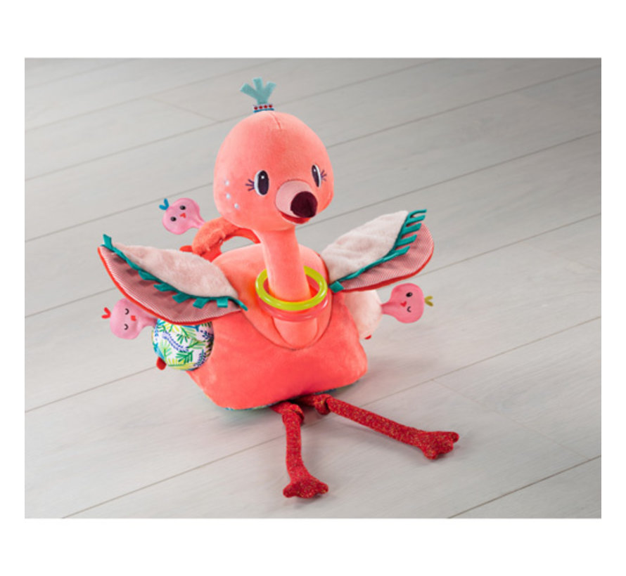 Knuffel Flamingo Anaïs en haar Baby's