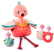 Lilliputiens Knuffel Flamingo Anaïs en haar Baby's