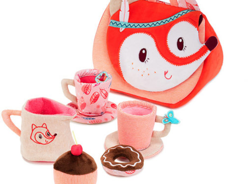 Lilliputiens Theeservies Alice Vieruurtjesset